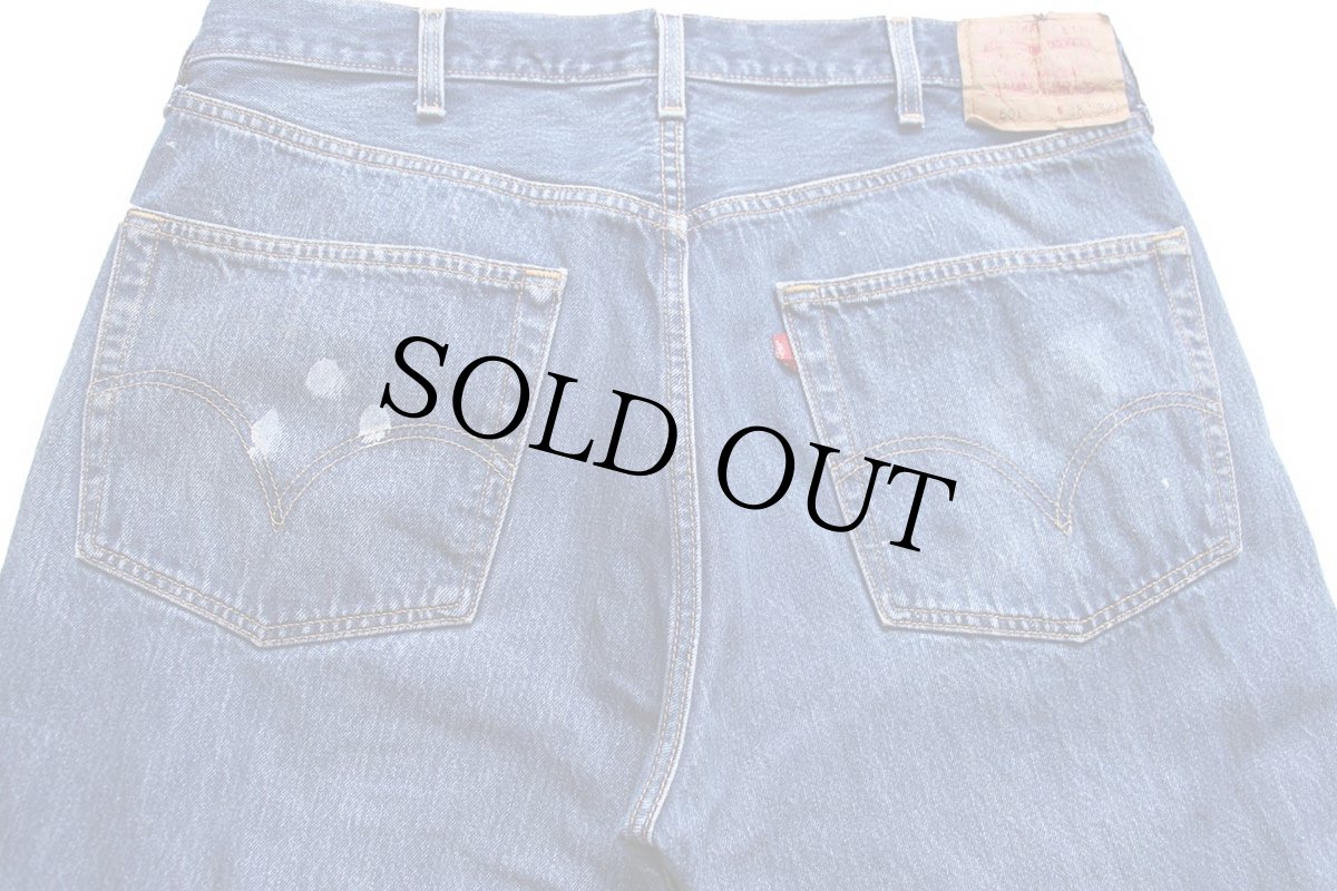 画像5: 00s メキシコ製 Levi'sリーバイス 501 ペンキ飛び デニムパンツ W38 L32★179 (5)