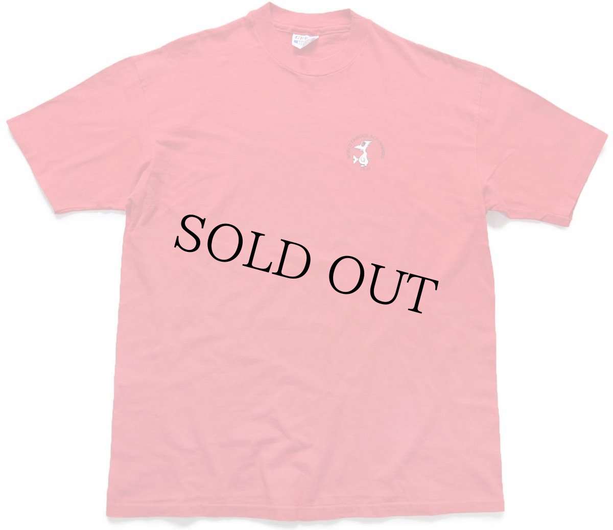 画像2: 80s USA製 Hanes WORLD FAMOUS SCREWBIRDS VS-33 両面プリント コットンTシャツ 赤 XL (2)