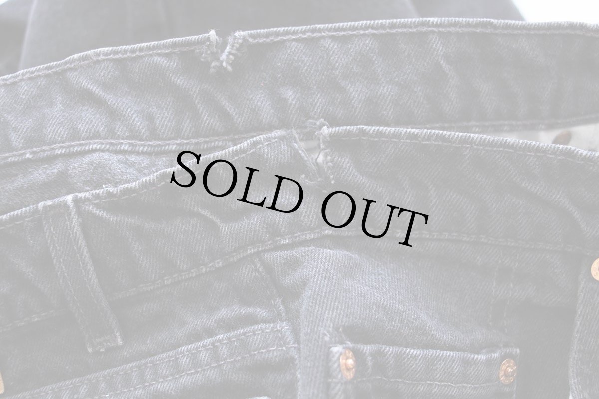 画像9: 90s USA製 Levi'sリーバイス 560 ブラック デニムパンツ W36 L30 (9)