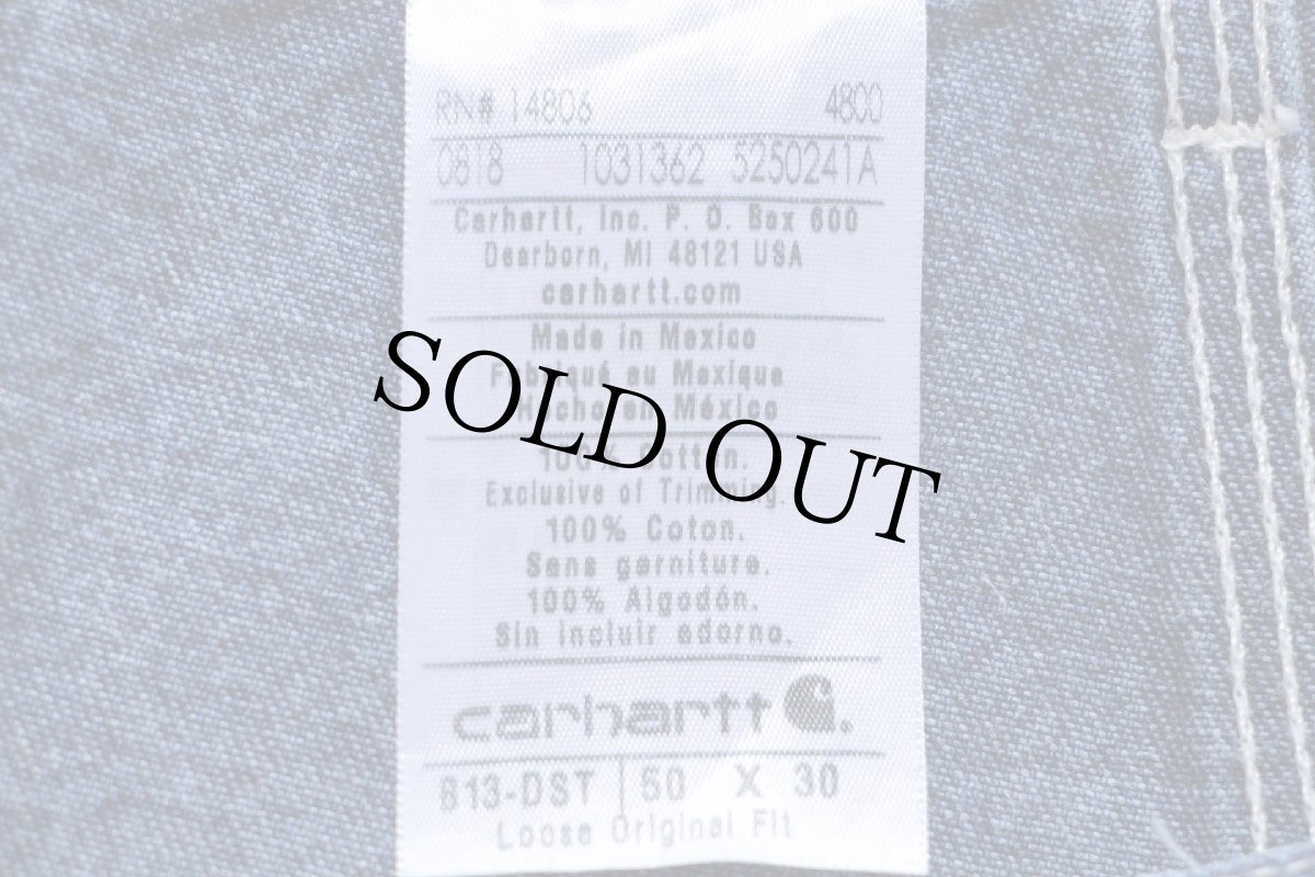画像6: メキシコ製 carharttカーハート デニム ペインターパンツ W50 L30★超特大 (6)