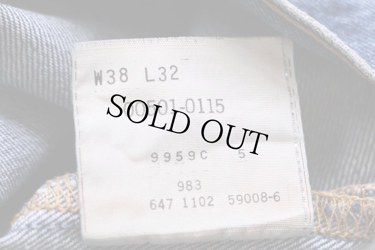 画像7: 00s メキシコ製 Levi'sリーバイス 501 ペンキ飛び デニムパンツ W38 L32★179 (7)