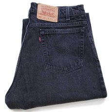 画像1: 90s USA製 Levi'sリーバイス 560 ブラック デニムパンツ W36 L30 (1)