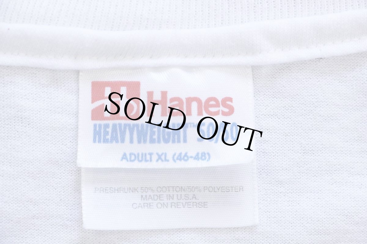 画像5: 90s USA製 Hanes DrPepperドクターペッパー ロゴ Tシャツ 白 XL (5)