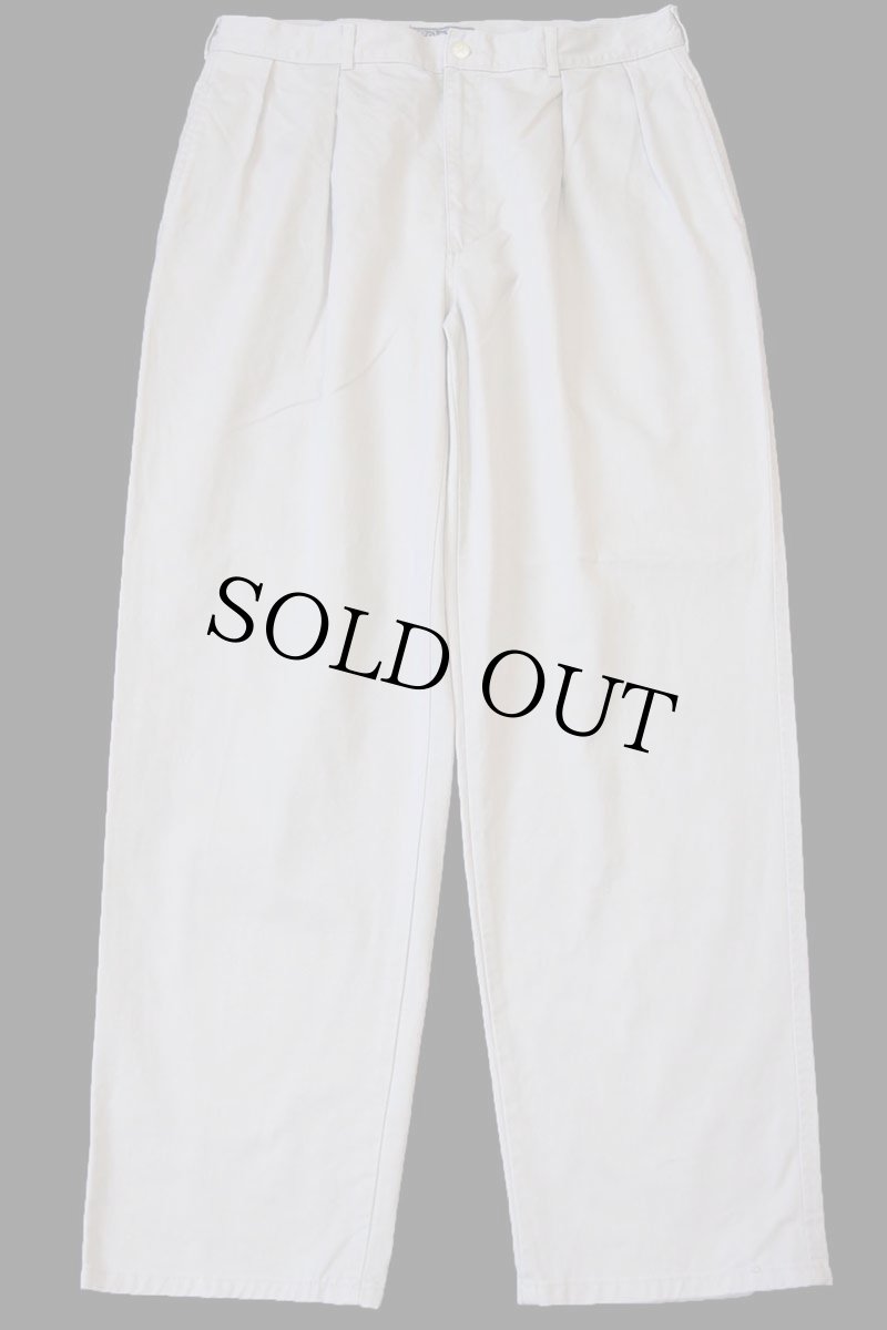 画像2: 90s メキシコ製 ポロ ラルフローレン ツータック コットン チノパン カーキ W36 L32★326 (2)