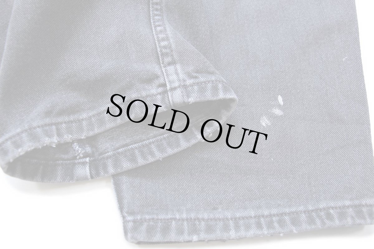 画像8: 00s Levi'sリーバイス 560 ペンキ飛び ブラック デニムパンツ フェード W34 L32 (8)