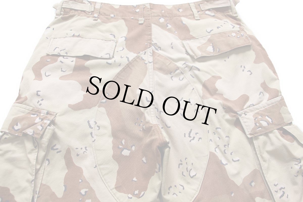 画像5: 80s 米軍 U.S.ARMY チョコチップ デザートカモ BDU カーゴパンツ (5)