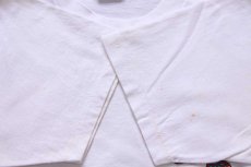 画像7: 90s USA製 Quiksilver アート 両面プリント コットンTシャツ 白 M (7)