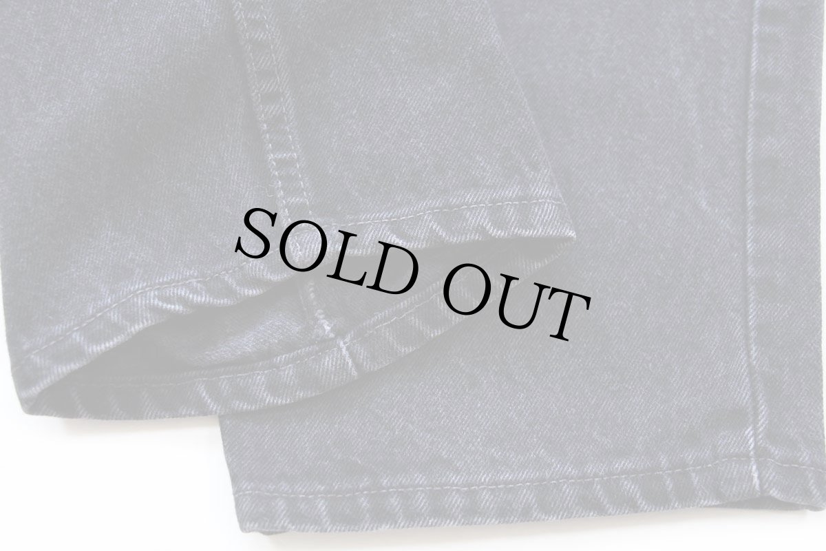 画像8: 90s USA製 Levi'sリーバイス 560 ブラック デニムパンツ W36 L30 (8)