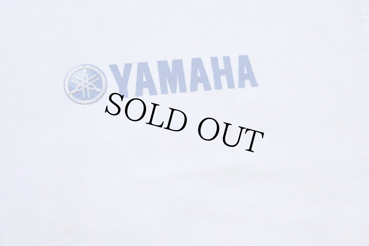 画像6: 00s YAMAHA ヤマハ ロゴ 両面プリント コットンTシャツ 白 XL (6)