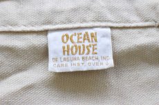 画像5: 70s USA製 OCEAN HOUSE JACK DANIEL'S OLD No.7 ジャックダニエル ロゴ 染み込みプリント エプロン (5)