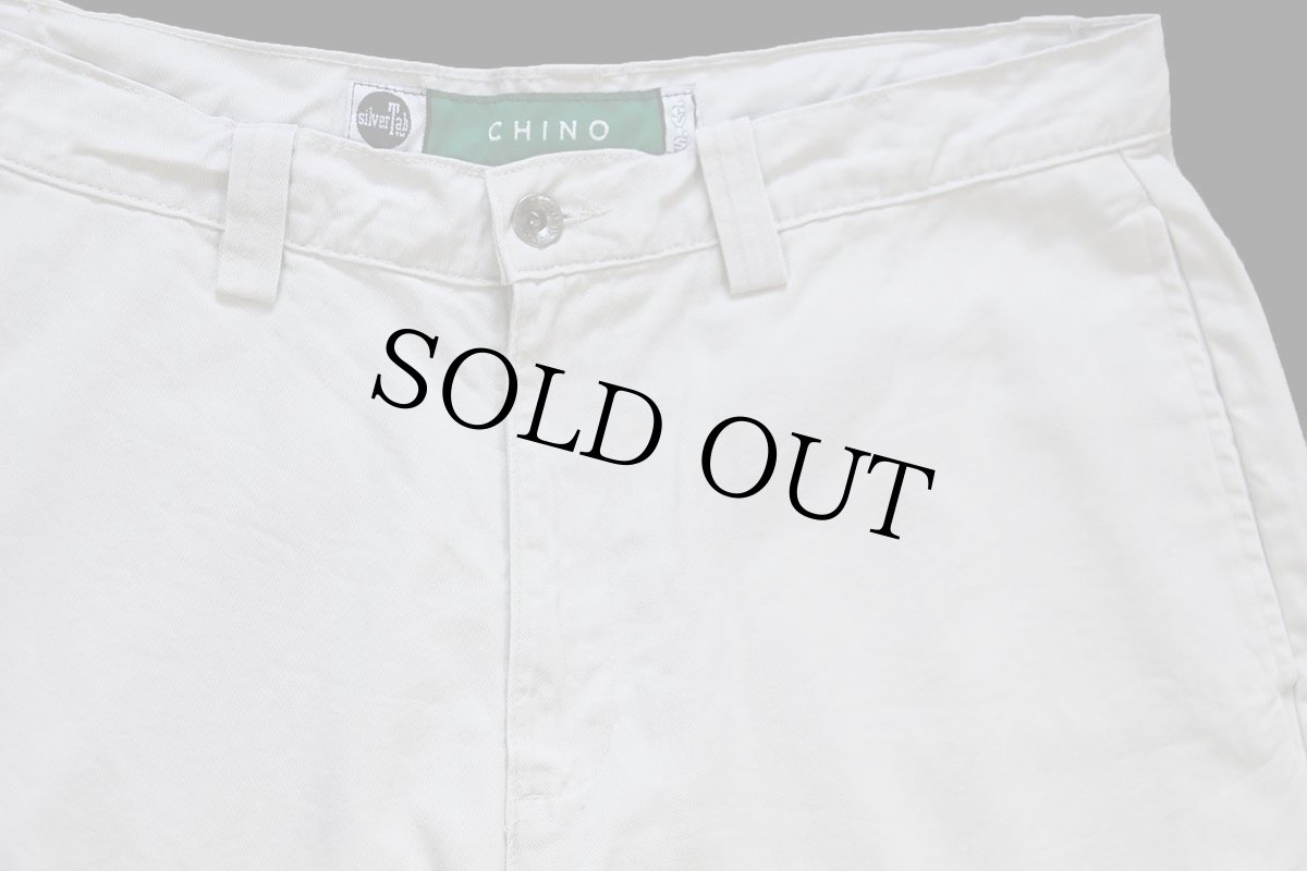 画像3: 90s Levi'sリーバイス silverTabシルバータブ CHINO チノ ショートパンツ ライトベージュ W33★ショーツ (3)