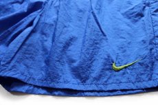 画像4: 90s NIKEナイキ スウッシュ マルチカラー 切り替え ナイロン ショートパンツ L★ショーツ (4)