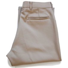画像1: 80s Levi'sリーバイス ACTION SLACKS スラックス ポリエステルパンツ カーキ W32★スタプレ (1)