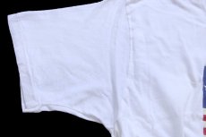 画像6: 90s USA製 POLO SPORT ポロ スポーツ ラルフローレン 星条旗 コットンTシャツ 白 L (6)