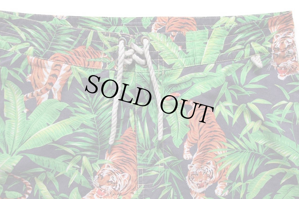 画像3: 00s ポロ ラルフローレン ジャングル トラ 総柄 スイムショーツ ショートパンツ 34 (3)