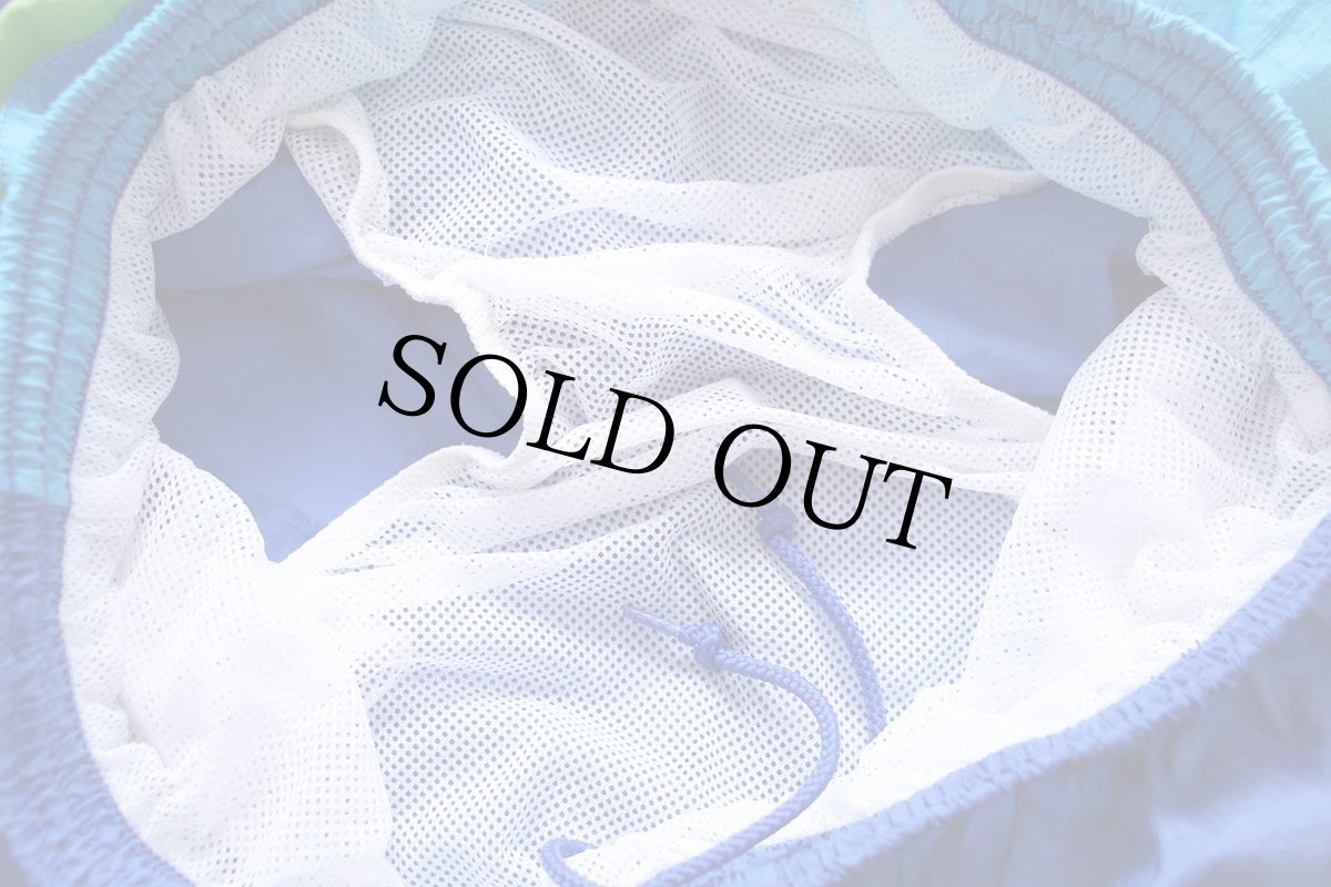 画像6: 90s NIKEナイキ スウッシュ マルチカラー 切り替え ナイロン ショートパンツ L★ショーツ (6)