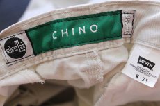 画像5: 90s Levi'sリーバイス silverTabシルバータブ CHINO チノ ショートパンツ ライトベージュ W33★ショーツ (5)