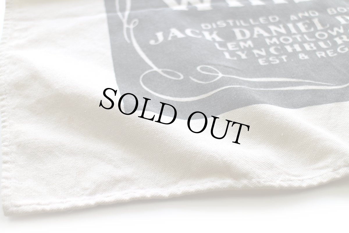 画像9: 70s USA製 OCEAN HOUSE JACK DANIEL'S OLD No.7 ジャックダニエル ロゴ 染み込みプリント エプロン (9)