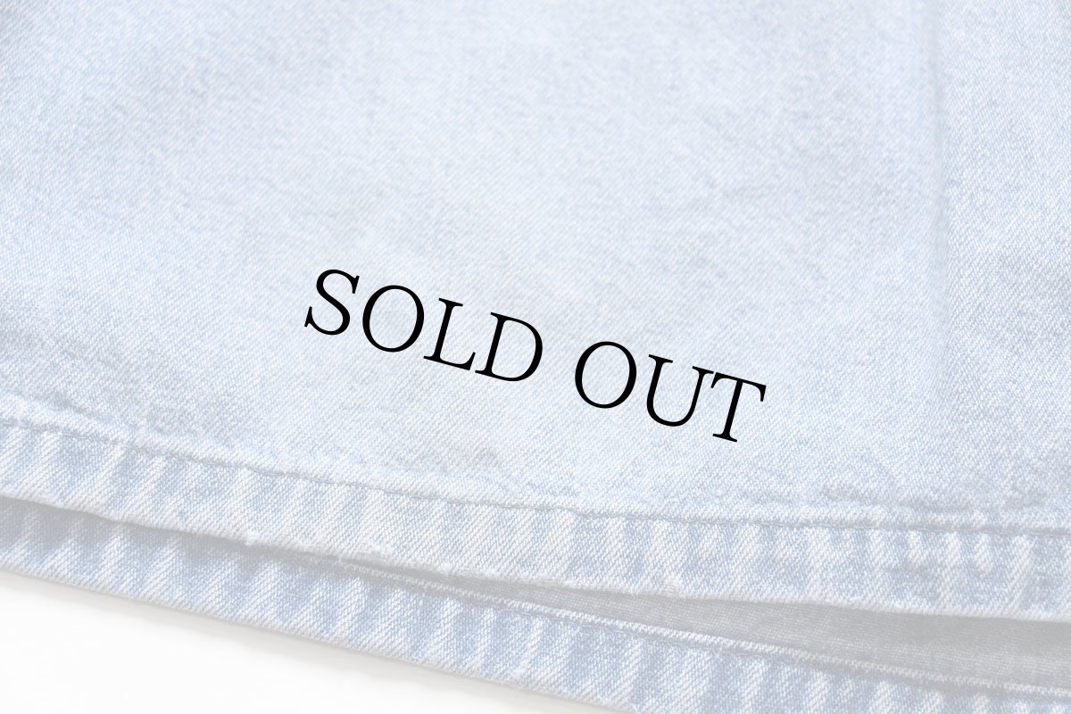 画像6: 80s USA製 ポロ ラルフローレン ツータック デニム ショートパンツ 38★ショーツ (6)