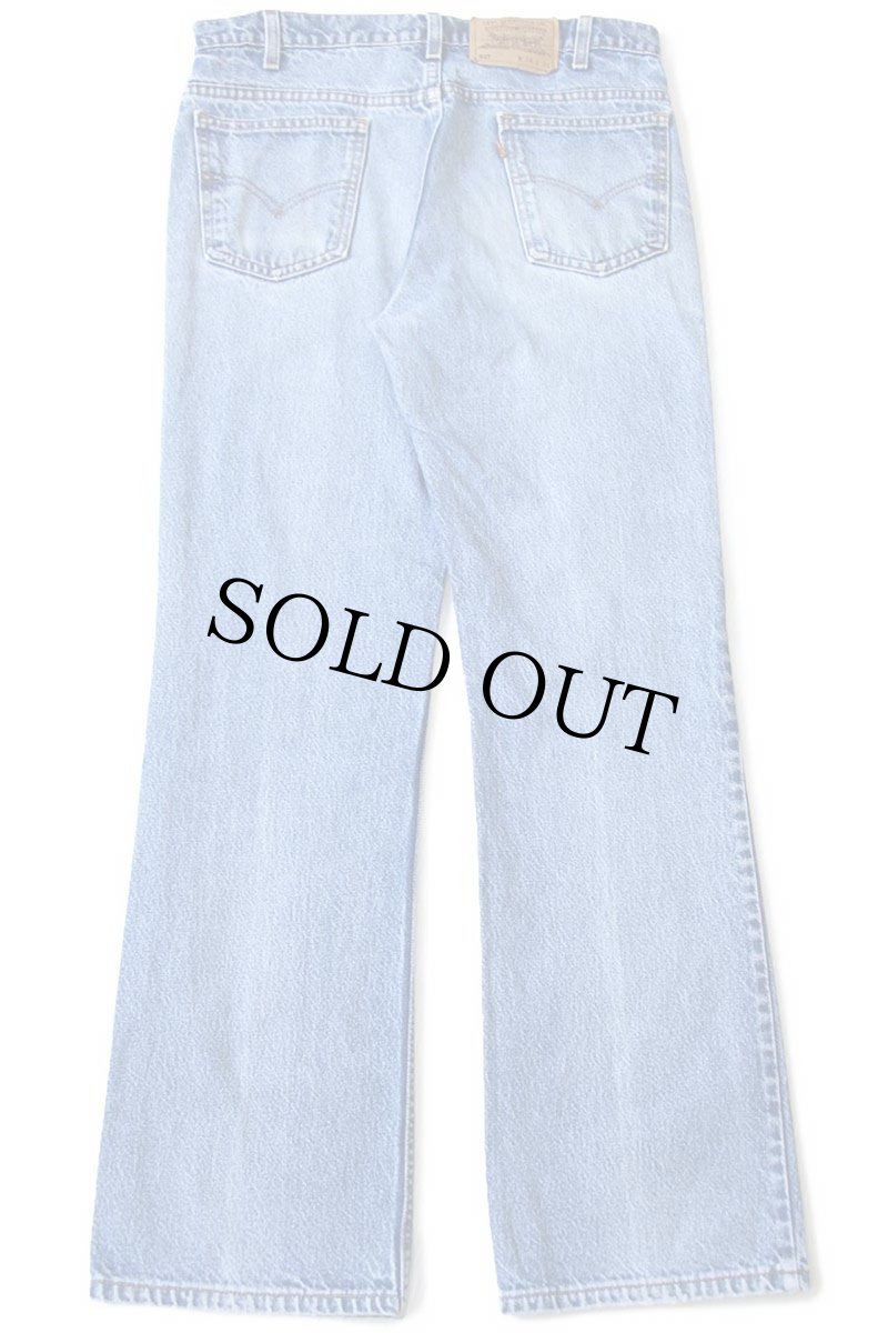 画像3: 90s USA製 Levi'sリーバイス 517 デニムパンツ ヒゲ W34 L31★82 ブーツカット (3)