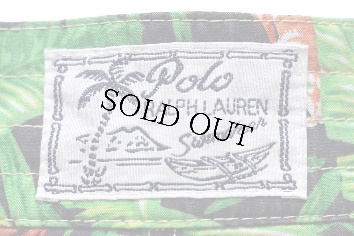 画像5: 00s ポロ ラルフローレン ジャングル トラ 総柄 スイムショーツ ショートパンツ 34 (5)