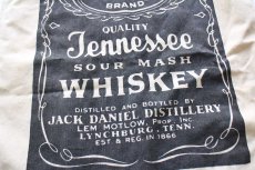 画像4: 70s USA製 OCEAN HOUSE JACK DANIEL'S OLD No.7 ジャックダニエル ロゴ 染み込みプリント エプロン (4)