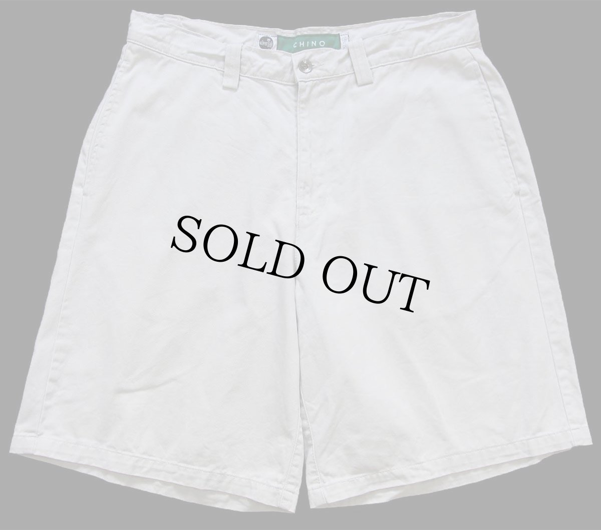 画像1: 90s Levi'sリーバイス silverTabシルバータブ CHINO チノ ショートパンツ ライトベージュ W33★ショーツ (1)