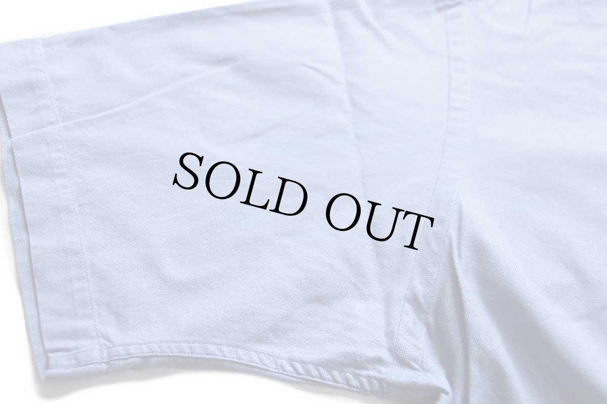 画像7: 90s ポロ ラルフローレン CALDWELL 半袖 オープンカラー コットンシャツ サックス L (7)