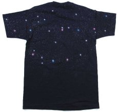 画像3: 90s USA製 Disneyディズニー EPCOT CENTER Walt Disney World 星空 アート オールオーバープリント コットンTシャツ 黒 M (3)
