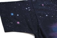 画像7: 90s USA製 Disneyディズニー EPCOT CENTER Walt Disney World 星空 アート オールオーバープリント コットンTシャツ 黒 M (7)