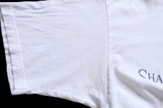 画像6: 90s CHAPS RALPH LAUREN ラルフローレン ロゴ 染み込みプリント コットンTシャツ 白 XL (6)