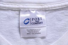画像5: 00s Mercedes-Benz メルセデス ベンツ ロゴ刺繍 コットンTシャツ 白 2XL★特大 (5)