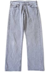 画像2: 90s フランス製 Levi'sリーバイス 501 先染め グレー デニムパンツ W34★ユーロ (2)