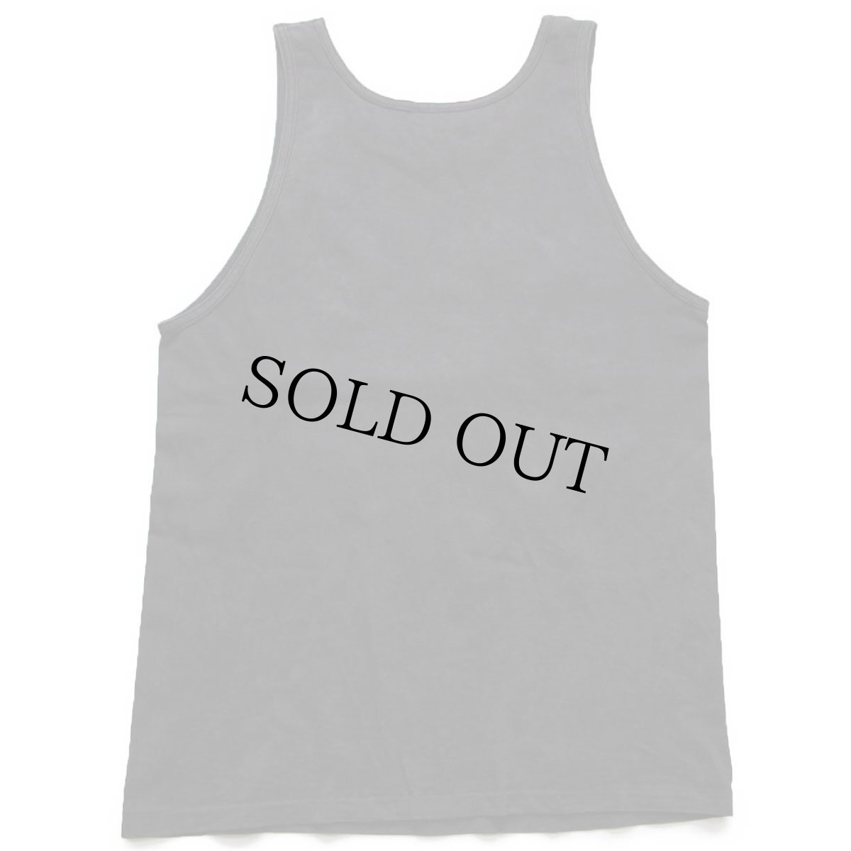 画像3: 90s ピースマーク アート 蛍光 発泡プリント コットン タンクトップ 黒 フェード (3)