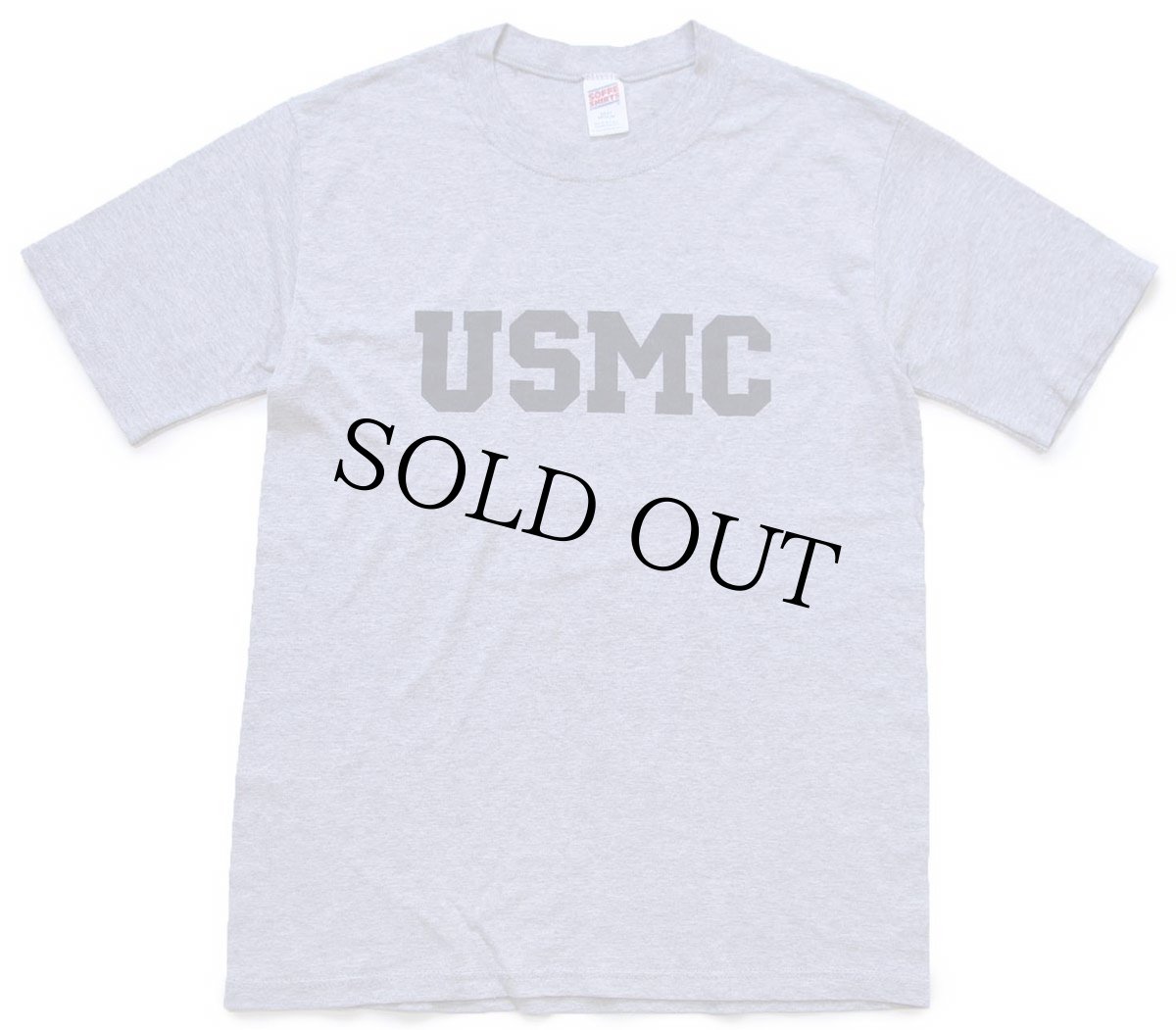 画像2: 90s USA製 USMC ロゴ Tシャツ 杢グレー M (2)