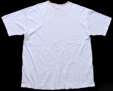 画像3: 90s CHAPS RALPH LAUREN ラルフローレン ロゴ 染み込みプリント コットンTシャツ 白 XL (3)