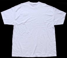 画像3: 00s Mercedes-Benz メルセデス ベンツ ロゴ刺繍 コットンTシャツ 白 2XL★特大 (3)