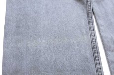 画像8: 90s フランス製 Levi'sリーバイス 501 先染め グレー デニムパンツ W34★ユーロ (8)
