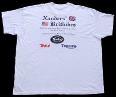 画像3: 90s USA製 TRIUMPHトライアンフ Norton BSA ロゴ 両面プリント Tシャツ 白 XXXL★特大 (3)