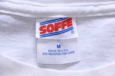 画像4: USA製 UNITED STATES NAVY ロゴ 両面リフレクタープリント コットンTシャツ 白 M (4)
