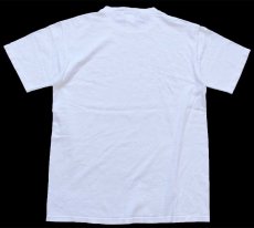 画像3: 00s JANSPORTジャンスポーツ AIR FORCE ACADEMY AFA マスコット コットンTシャツ 白 M (3)