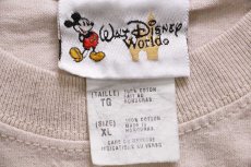 画像5: 00s Disneyディズニー ANIMAL KINGDOM KILIMANJARO SAFARIS 両面プリント コットンTシャツ ベージュ XL (5)