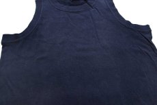 画像5: 90s USA製 GAPギャップ 無地 ノースリーブ コットンTシャツ 黒 フェード S (5)