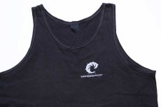 画像4: 80s WAVE Riding VEHICLES DUKE KAHANAMOKU カハナモク PADDLEBOARD RACE コットン タンクトップ 後染め 黒 (4)