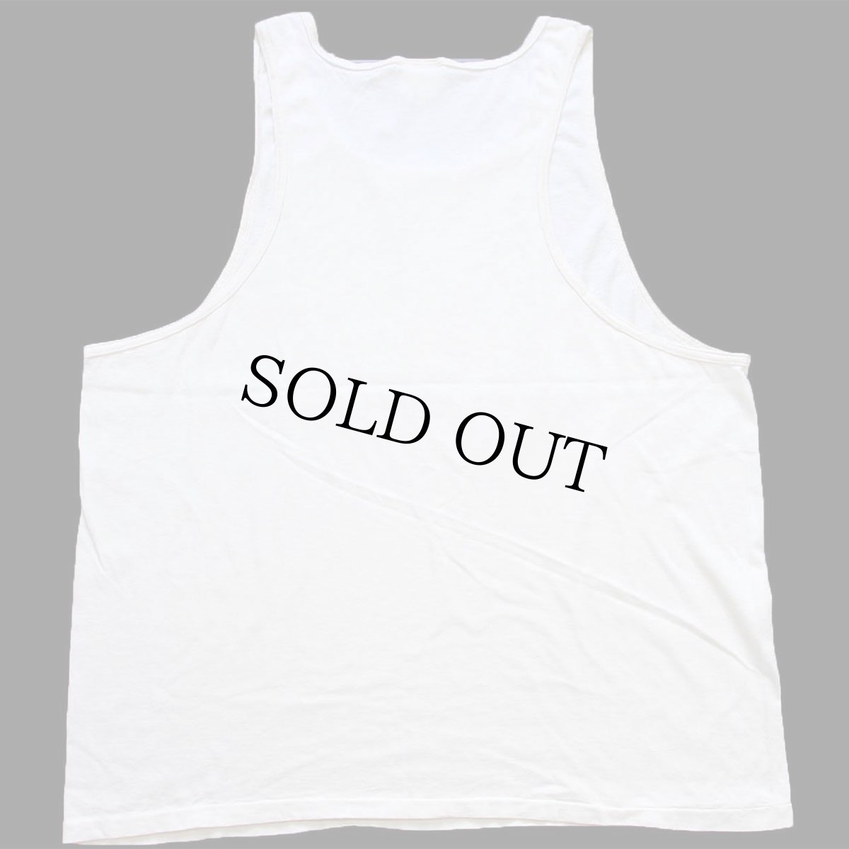 画像3: デッドストック★90s USA製 Ash Creek TRADING 無地 コットン タンクトップ 生成り XL (3)