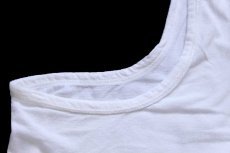 画像5: デッドストック★70s CHITRA'S Cooltex GOLD 無地 コットン タンクトップ 白 キッズ 100CM (5)