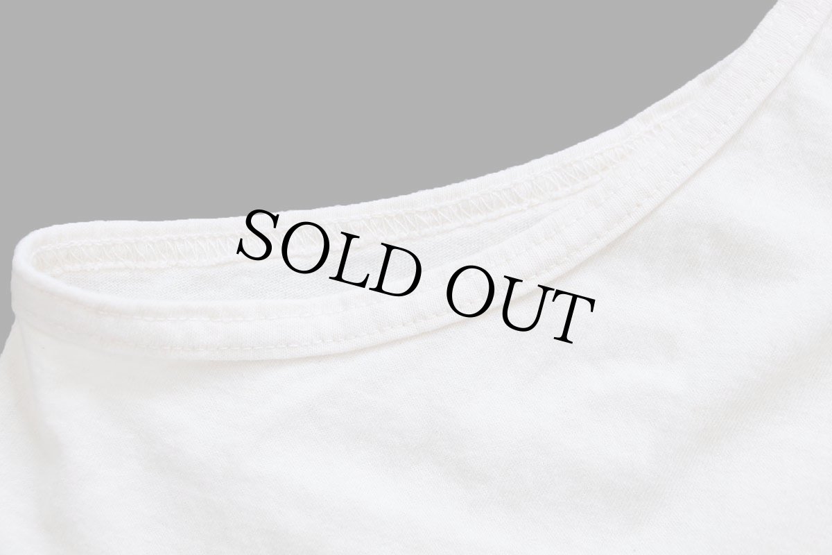 画像6: デッドストック★90s USA製 Ash Creek TRADING 無地 コットン タンクトップ 生成り XL (6)