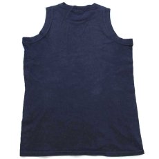 画像3: 90s USA製 GAPギャップ 無地 ノースリーブ コットンTシャツ 黒 フェード S (3)