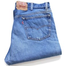 画像1: 90s USA製 Levi'sリーバイス 501 デニムパンツ ヒゲ W42★181 (1)