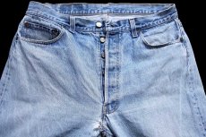 画像4: 80s USA製 Levi'sリーバイス 501 リペア デニムパンツ ボロ W38★195 (4)